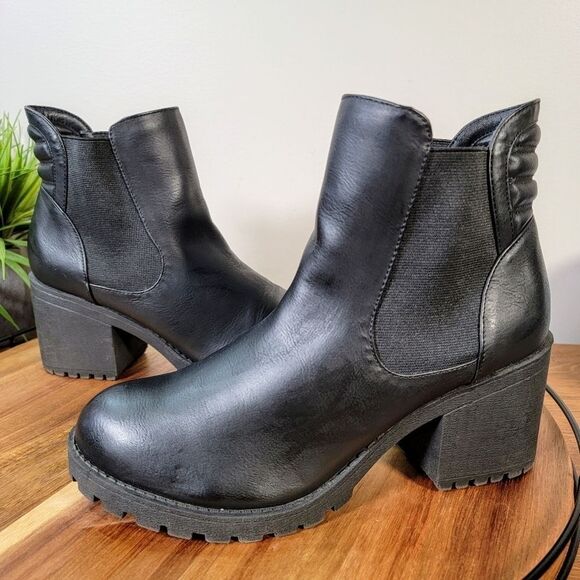 Dirty Laundry Levi Block Heel Chelsea Boot Creeper Size 9 - Picture 4 of 13
